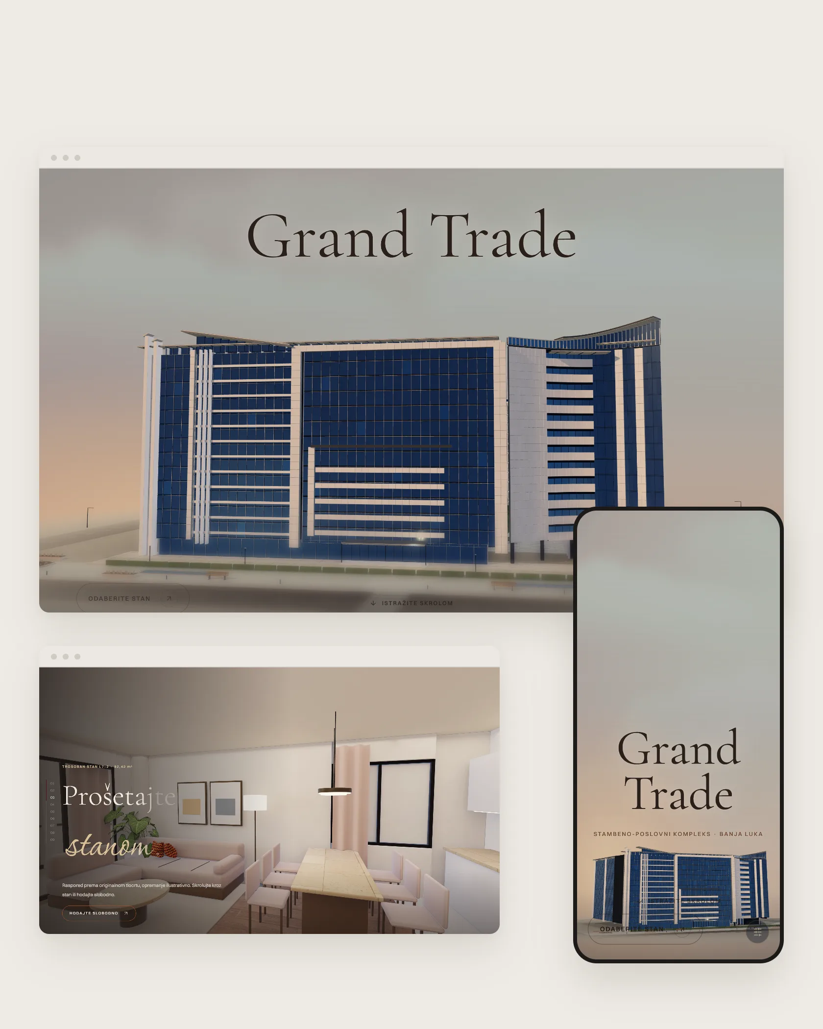 Grand Trade — 3D real estate experience