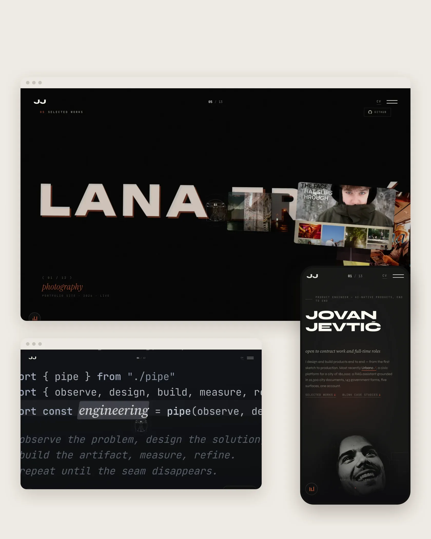 jjovan.com — Personal portfolio