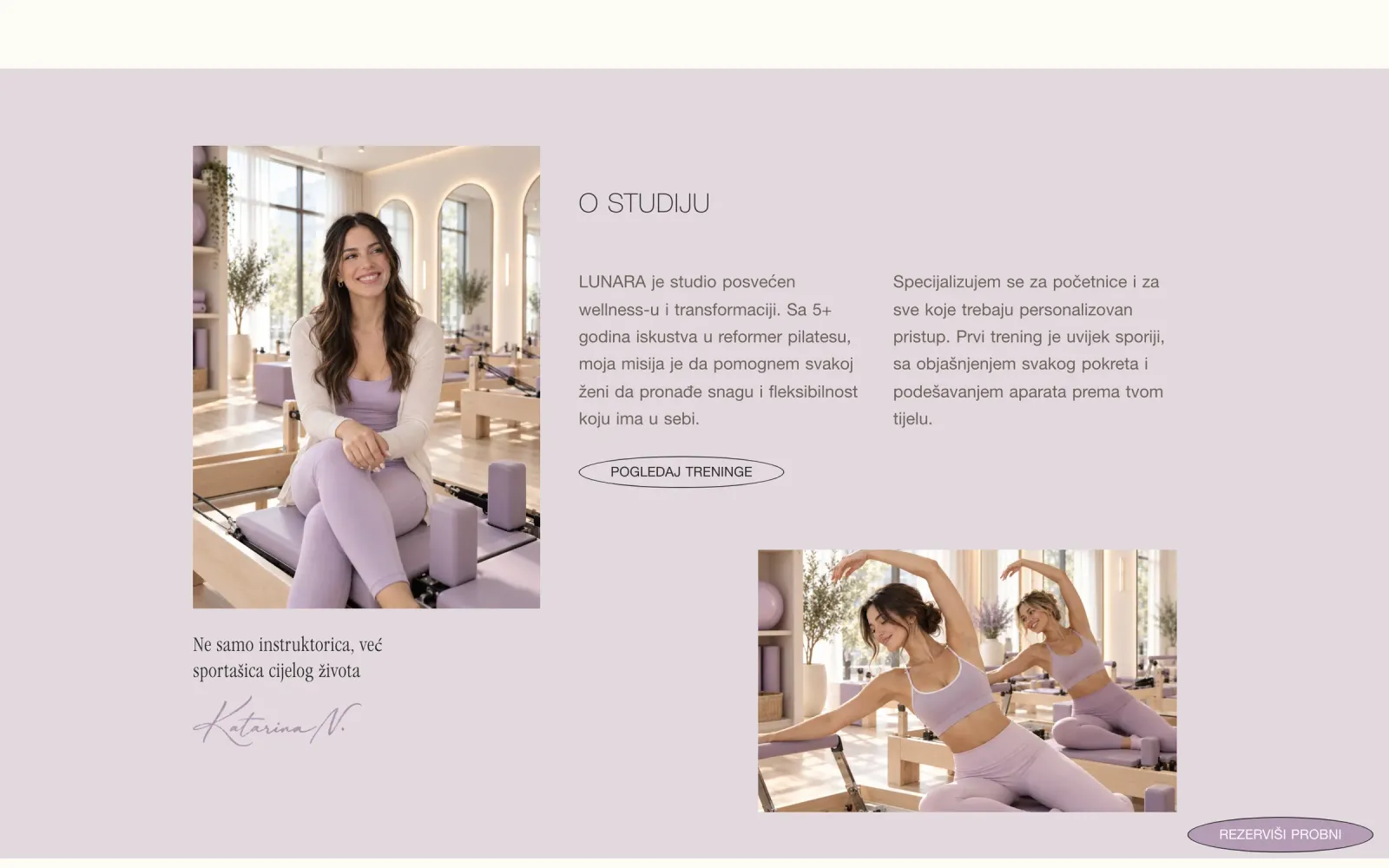 The studio concept and its visual language.