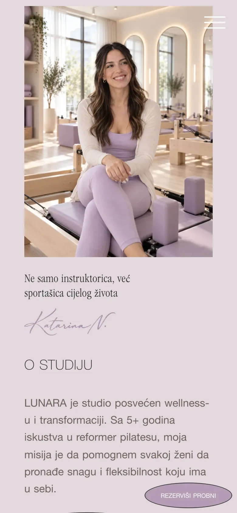 The studio story on a phone.