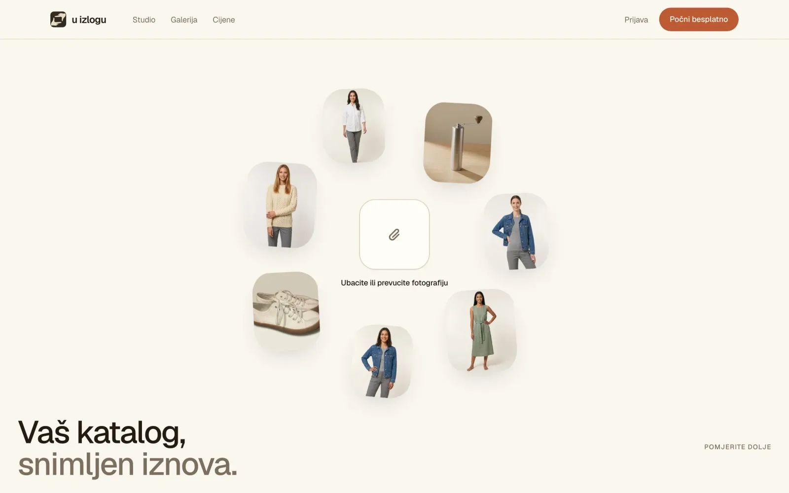 The product website.