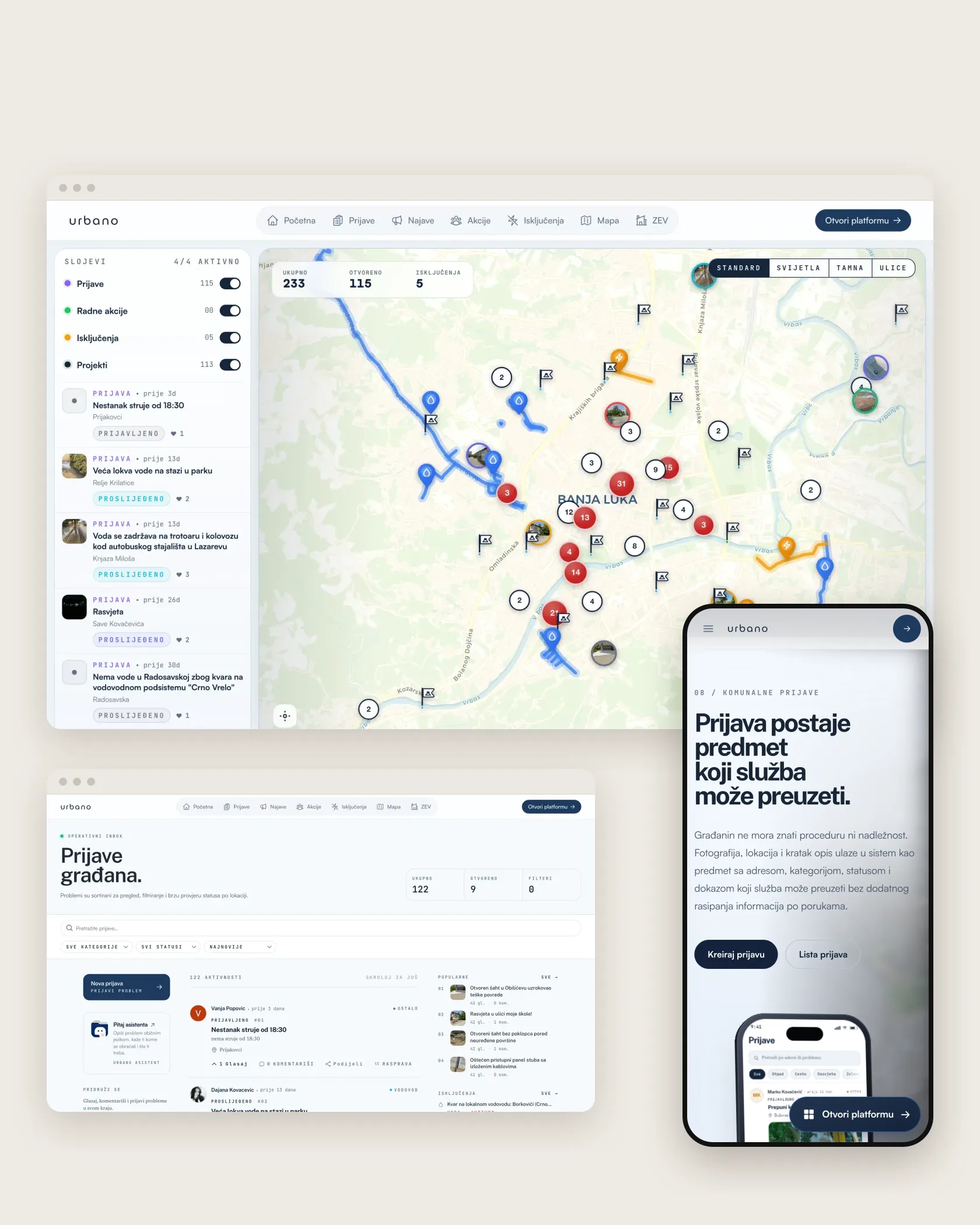 Urbano — Civic platform