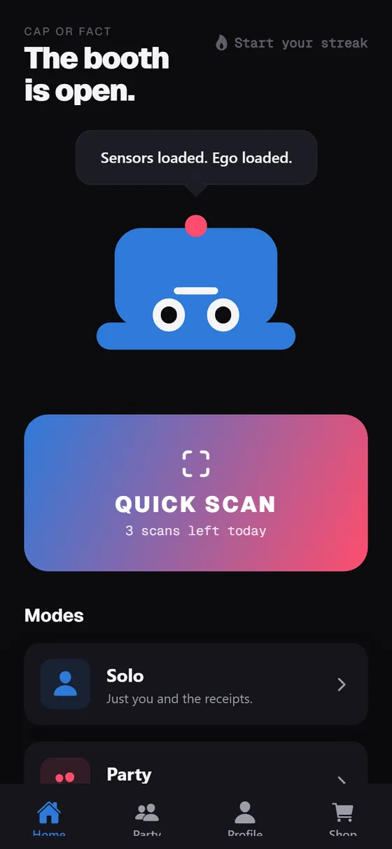 Cap or Fact — feed